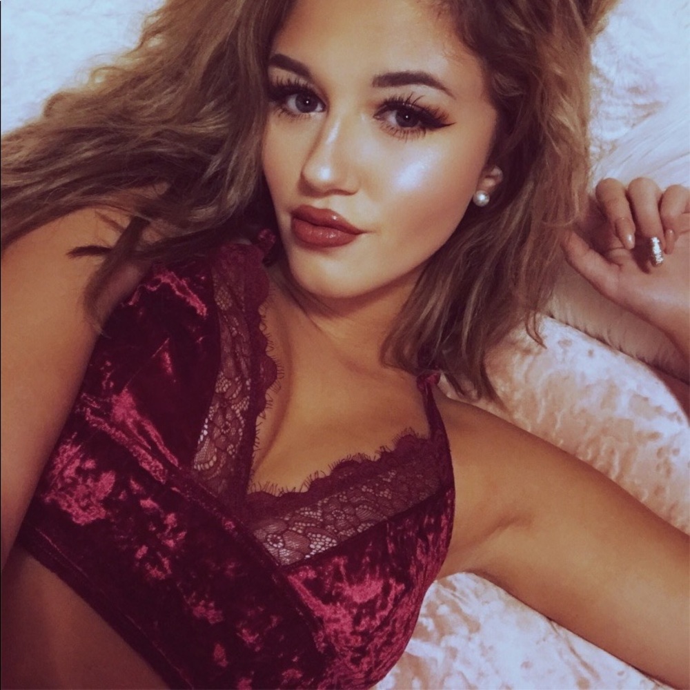 *donated* Red Velvet Aerie Bralette